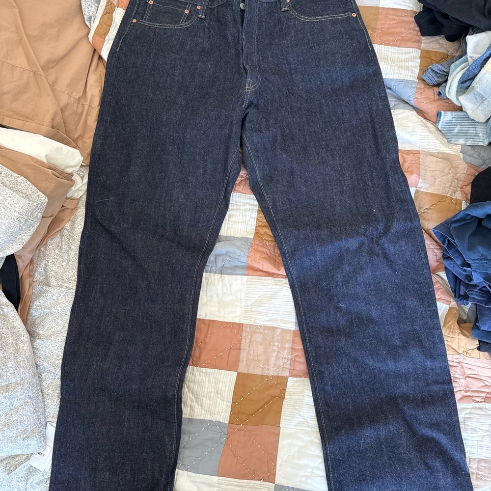 NWT Sugar Cane 1947 Jean / 40 x 36 / Dark Wash Japanese Selvedge / Big and Tall - Picture 3 of 4